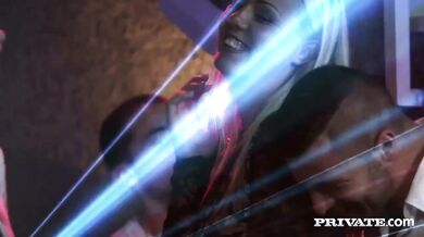 Two big dicks for sexy Anny Aurora