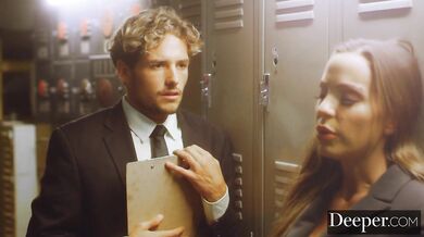 Sex with perfect busty MILF Abigail Mac