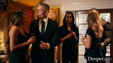 Black cock for Alina Lopez and Adria Rae