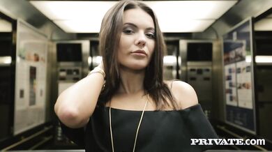 Horny girls Vanessa Decker and Blanche Bradburry sharing one cock