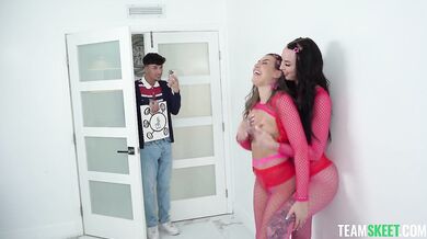 Selina Bentz and Indica Marie share a massive cock in hot threesome action