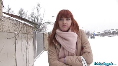 Anny Aurora gets her pretty face fucked in a car for cash