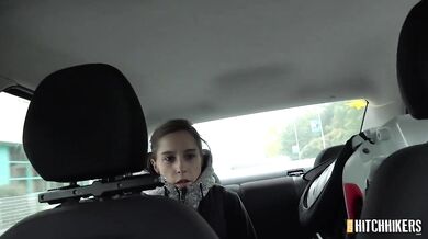Hot brunette chick Ana Bell Evans got hardly fucked