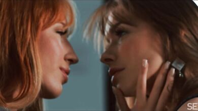 Lilly Mays and Amanda Lee's lesbian scene