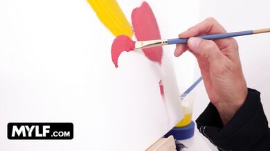 MYLF - Bringing her model's cock to full attention