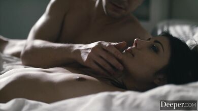 Brunette Adria Rae gets her pussy and ass fucked raw in a double penetration massacre