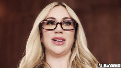 This horny MILF gets a double internal pounding from her students and a messy facial finish