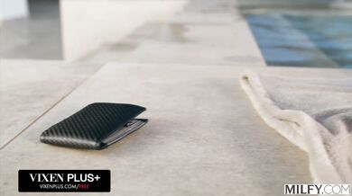 This horny MILF gets her brains fucked out with a double internal load of hot cum