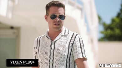 This horny MILF gets her brains fucked out with a double internal load of hot cum