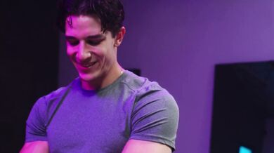 No weights were needed as this fit instructor used his massive rod to completely demolish Sierra’s internal walls in 4K.