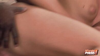 Interracial 3some with Lovely Laroche