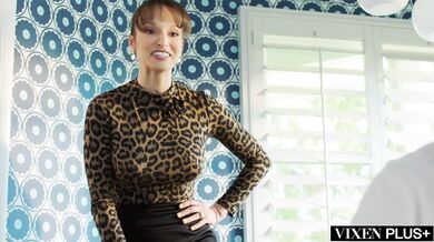 Lexi turns up the heat with a seasoned stud