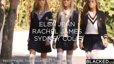 Interracial gang-bang explosion proves that no shaved pussy is safe when the squad decides to completely demolish a set