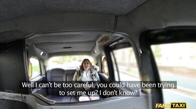 British BBW gets her fat ass pounded in the back of a famous taxi