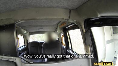 British BBW gets her fat ass pounded in the back of a famous taxi