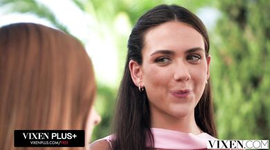 Vixi Rafi and Melanie Marie showcase their elite skills by handling a stiff rod together and getting their wet walls demolished on camera