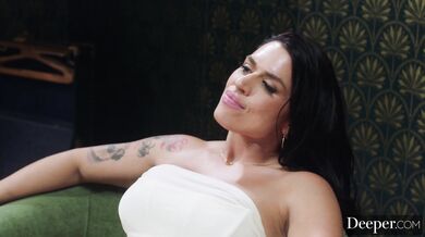 Watch Eva Angelina and her thirsty friends get their pussies and throats destroyed by a massive black pole in this wild foursome