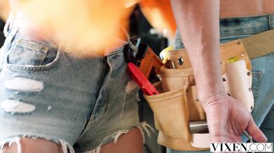 Lily Phillips turns a simple repair into a relentless internal demolition session