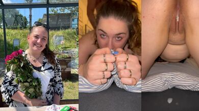 Caroline proves they do it better in Denmark by getting her wet walls demolished and filled to the brim in this raw encounter