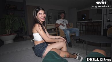 My buddy let me share his sister for a hardcore fucking session