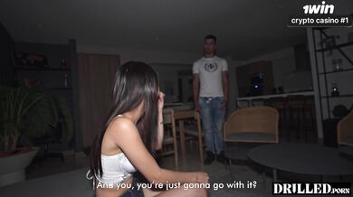 My buddy let me share his sister for a hardcore fucking session