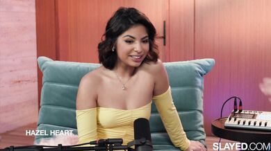 Angel Youngs can't get enough of Hazel Heart's juices in this hardcore licking scene