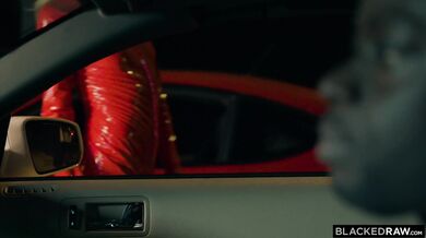 Two black cocks and one blonde beauty in a sweat soaked double penetration scene