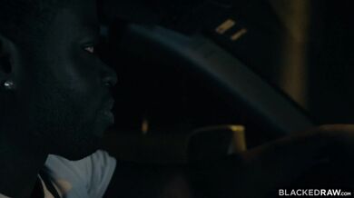 Two black cocks and one blonde beauty in a sweat soaked double penetration scene