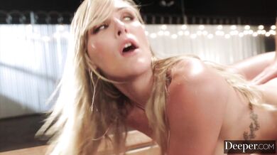 Total satisfaction for the eager Savvy Suxx as she takes on a rough and deep pounding