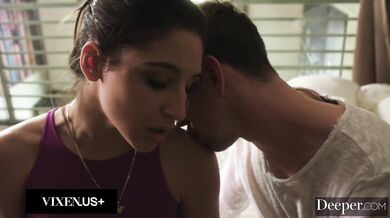Abella Danger's famous assets are front and center in this high energy make up sex video
