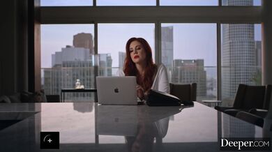 Lena explores her submissive side with a firm hand and a deep thrusting session