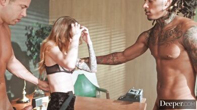 Total satisfaction for the hungry Kendra Cole as she takes on a hardcore DP challenge