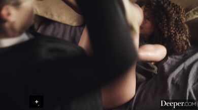 Cecilia reaches a new level of bliss by letting go and being dominated by a powerful stud