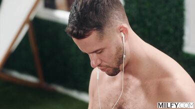 Molly Manning shows the groom what he's been missing with an intense session of deep fucking