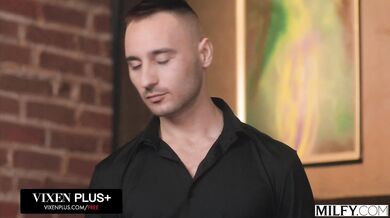 From a thirsty double blowjob to a massive squirting finale, Abby Rose and Aderes Quin are unstoppable