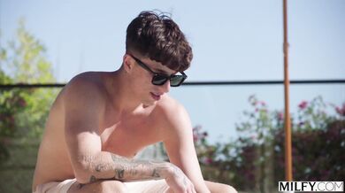 Laura Bentley proves she’s a pro at handling thick cocks in this intense encounter with the pool boy