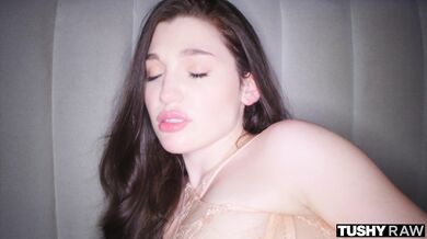 This pretty babe proves she can handle anything as her small ass is filled and stretched to the max