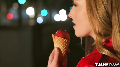 Blonde bombshell Karla leaves no doubt about her anal obsession while being hammered hard