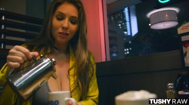 Busty bombshell Lena Paul leaves no doubt about her anal obsession while being hammered hard