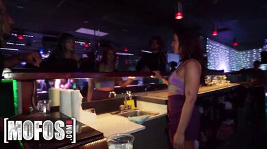 Mandy Waters gets Luna Luxe dripping wet just in time for Derek to finish the job in the back of the club