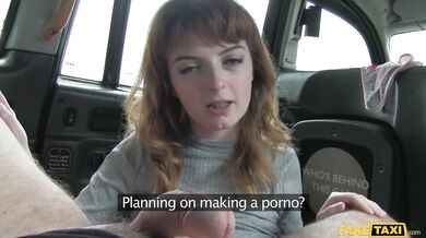 This ginger beauty proves she is an anal queen by handling a heavy drilling in the backseat