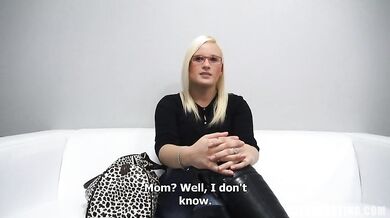 From a shy start to a wild riding finish, this Czech babe in glasses takes it all