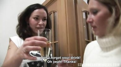 Jennifer Amton suck and fuck her way through the swingers party