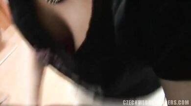 Jennifer Amton suck and fuck her way through the swingers party