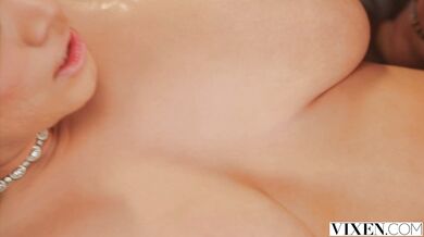 Sucking and fucking for the busty beauty Violet in this private session