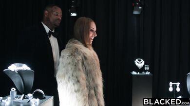 Angel Youngs deepthroating Jason like a total slut for a messy finish