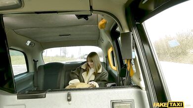 Sloppy blowjob and hard pussy destruction in Fake Taxi