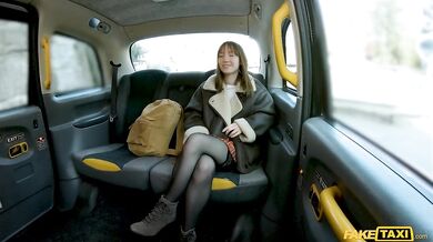 Sloppy blowjob and hard pussy destruction in Fake Taxi