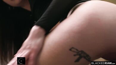 Mila Perez takes every inch of black meat for a messy facial finish