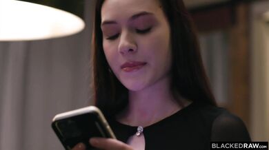 Mila Perez takes every inch of black meat for a messy facial finish